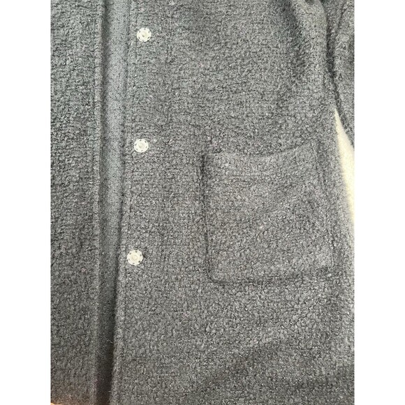 Lisa Rinna Collection Open Front Black Cardigan‎ Sweater Size Large - Picture 2 of 6